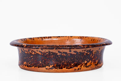 JOHN W. BELL / Waynesboro, Pa. Glazed Redware Dish