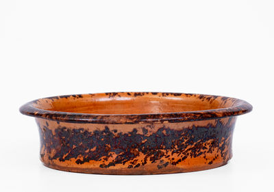JOHN W. BELL / Waynesboro, Pa. Glazed Redware Dish