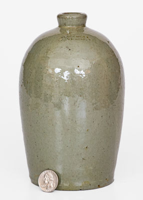 JOHN BELL / WAYNESBORO Glazed Stoneware Jug, c1850-80