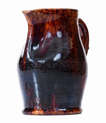 JOHN W. BELL / Waynesboro, Pa. Redware Pitcher, late 19th century