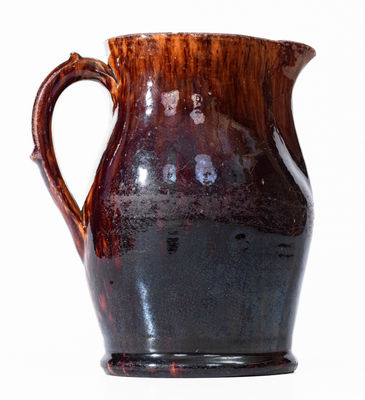 JOHN W. BELL / Waynesboro, Pa. Redware Pitcher, late 19th century