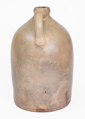 NORTON & FENTON / East Bennington, Vt. Stoneware Rabbit Jug, c1845