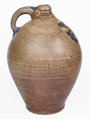 Fine C. CROLIUS / MANUFACTURER / MANHATTAN-WELLS / NEW-YORK Stoneware Jug