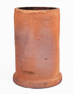 A W BACHER / WINCHESTER VA Redware Chimney Flue Liner