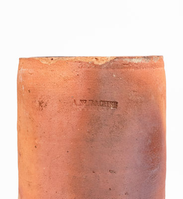 A W BACHER / WINCHESTER VA Redware Chimney Flue Liner