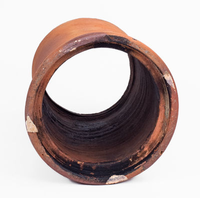A W BACHER / WINCHESTER VA Redware Chimney Flue Liner