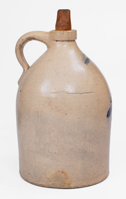 J. NORTON & CO. / BENNINGTON, VT Stoneware Bird Jug, c1860