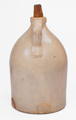 J. NORTON & CO. / BENNINGTON, VT Stoneware Bird Jug, c1860