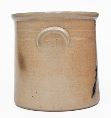 5 Gal. E. & L. P. NORTON / BENNINGTON, VT Stoneware Bird Crock