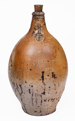 Large Stoneware Bellarmine Jug, probably Frechen, German, 16th or 17th century