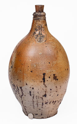 Large Stoneware Bellarmine Jug, probably Frechen, German, 16th or 17th century