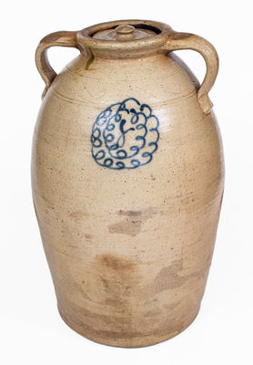 J. Lambright / Newport, Ohio Eight-Gallon Open-Handled Stoneware Jar