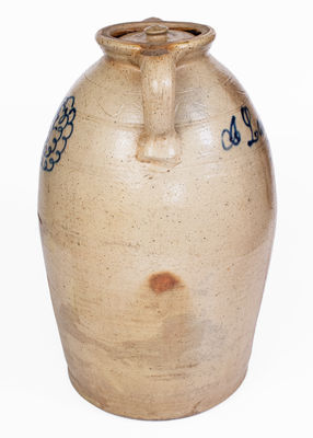 J. Lambright / Newport, Ohio Eight-Gallon Open-Handled Stoneware Jar