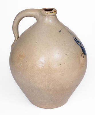 NORTON & FENTON / BENNINGTON, VT Stoneware Rabbit Jug, circa 1845