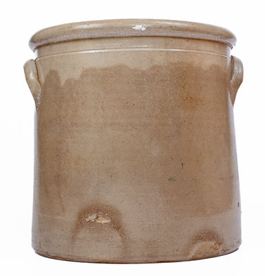 Fine 5 Gal. O.L. & A.K. Ballard Burlington, VT Stoneware Bird Crock, c1856-67