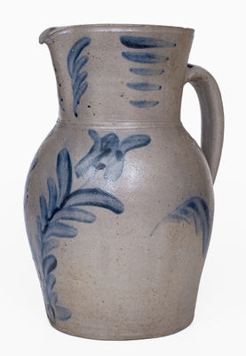 Very Rare J. SWANK & CO. / JOHNSTOWN Stoneware Pitcher, c1860