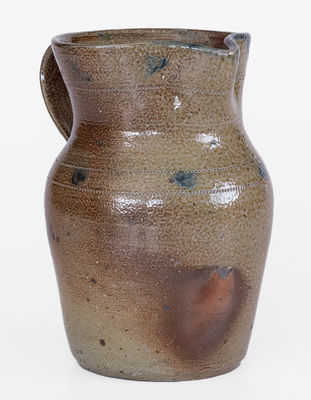 Rare W.H. CRISCO (Randolph Co., North Carolina) Decorated Stoneware Pitcher