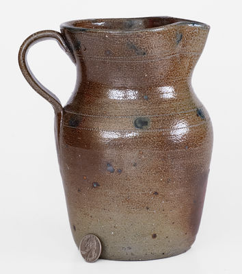 Rare W.H. CRISCO (Randolph Co., North Carolina) Decorated Stoneware Pitcher