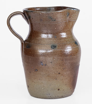 Rare W.H. CRISCO (Randolph Co., North Carolina) Decorated Stoneware Pitcher