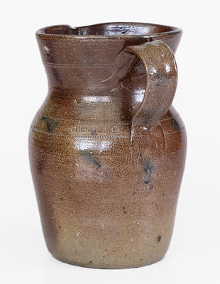 Rare W.H. CRISCO (Randolph Co., North Carolina) Decorated Stoneware Pitcher