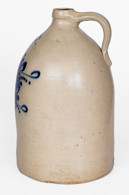 Three-Gallon Boston Advertising Jug attrib. to J. Norton & Co., Bennington, VT