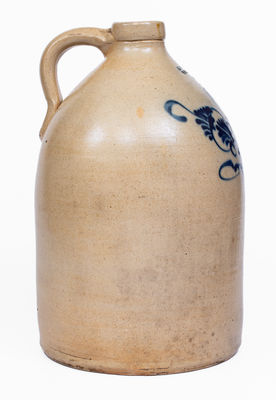 3 Gal. J. & E. NORTON / BENNINGTON VT Stoneware Jug, c1855