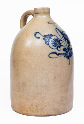 3 Gal. J. & E. NORTON / BENNINGTON VT Stoneware Jug, c1855