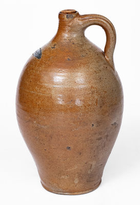 Attrib. Frederick Carpenter, Charlestown, Massachusetts Jug w/ Impressed Fish Design