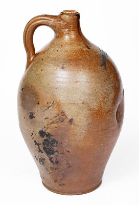 Attrib. Frederick Carpenter, Charlestown, Massachusetts Jug w/ Impressed Fish Design