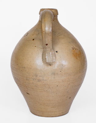 L. NORTON & SON, Bennington, VT Stoneware Jug w/ Ochre Decoration, c1833-41