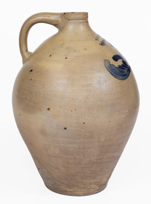 L. NORTON / BENNINGTON, Vermont Stoneware Jug, circa 1830