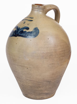 L. NORTON / BENNINGTON, Vermont Stoneware Jug, circa 1830