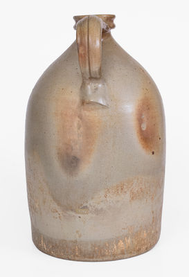 Three-Gallon Fall River, MA Stoneware Advertising Jug, c1870