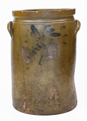 L.D. FUNKHAUSER / STRASBURG / VA Stoneware Crock, c1880