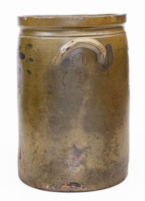 L.D. FUNKHAUSER / STRASBURG / VA Stoneware Crock, c1880