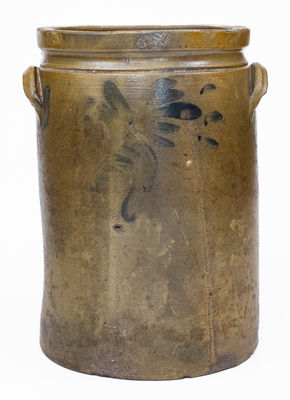 L.D. FUNKHAUSER / STRASBURG / VA Stoneware Crock, c1880