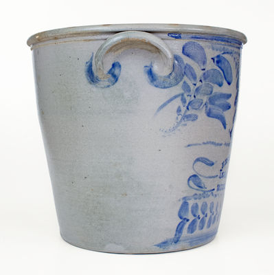 Outstanding and Important Isaac Hewitt, Jr. / Rices Landing, PA Monumental 20 Gal. Stoneware Jar