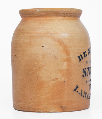 Very Rare PFALTZGRAFF (York, PA) Stoneware Jar, Demuth s Snuff  / Lancaster, PA