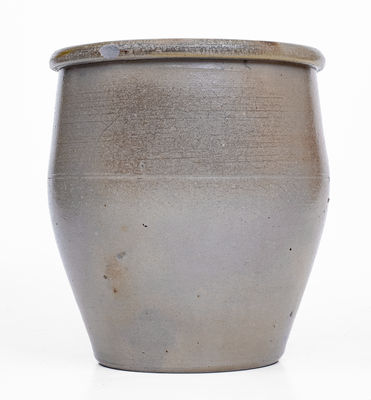 Fine Hamilton & Jones / Greensboro / Greene Co. Pa Stoneware Jar, c1870