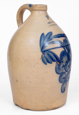 COWDEN & WILCOX / HARRISBURG Stoneware Grapes Jug