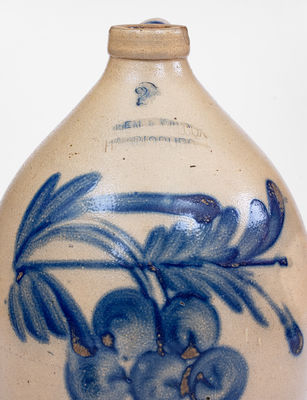 COWDEN & WILCOX / HARRISBURG Stoneware Grapes Jug