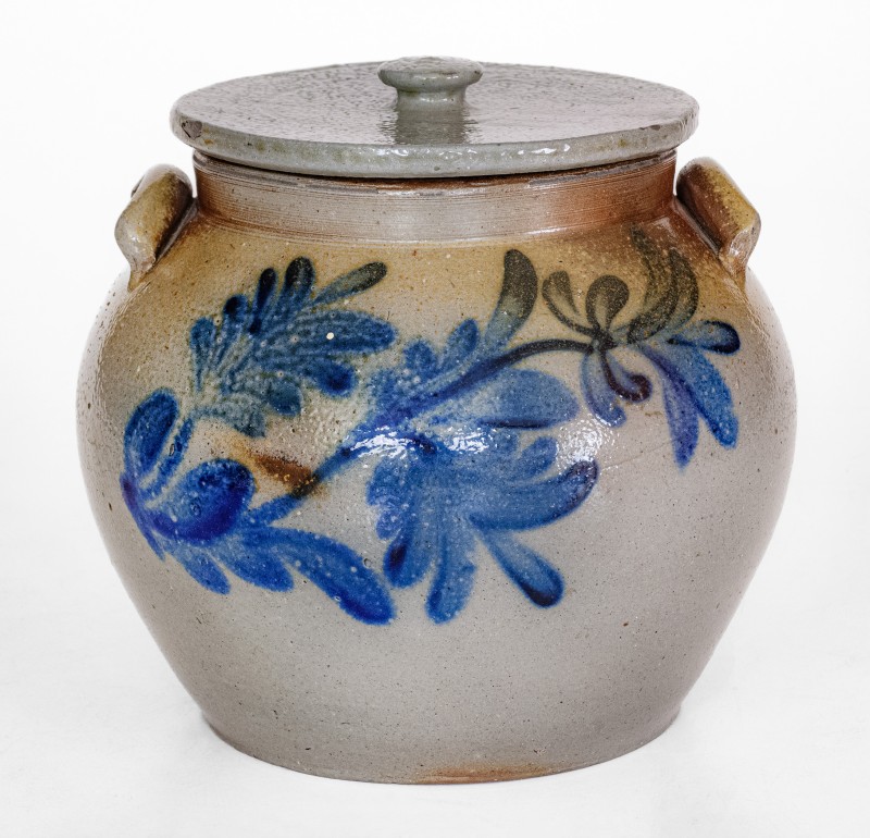 Exceptional Rockingham County, VA Stoneware Lidded 