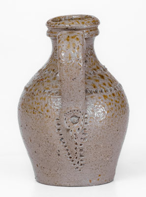 Extremely Rare and Fine Chester Webster, Randolph County, NC Miniature Stoneware Jug