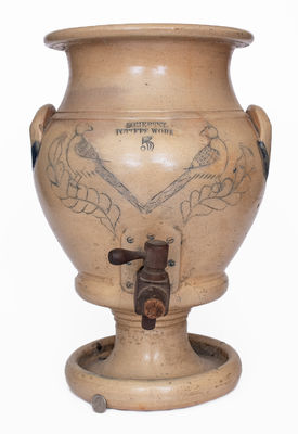 Outstanding SOMERSET POTTERS WORKS (Massachusetts) Stoneware Water Cooler