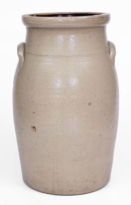 4 Gal. G. S. GUY & CO. / FORT EDWARD, NY Stoneware Double Bird Churn