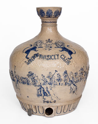 Fine JOHN P. SHEEHAN & CO. / UTICA, NY Cooler w/ Polo Scene for LONDON WHISKEY CLUB