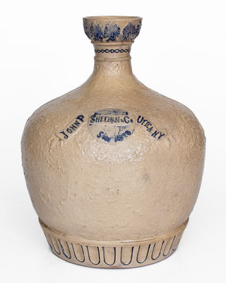 Fine JOHN P. SHEEHAN & CO. / UTICA, NY Cooler w/ Polo Scene for LONDON WHISKEY CLUB