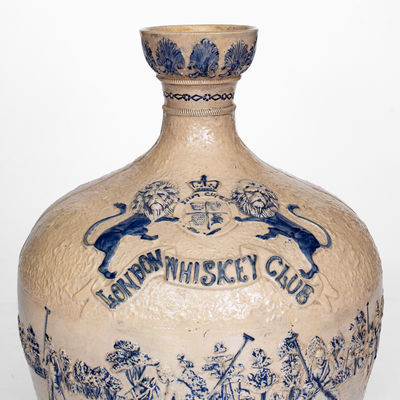 Fine JOHN P. SHEEHAN & CO. / UTICA, NY Cooler w/ Polo Scene for LONDON WHISKEY CLUB