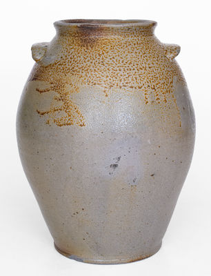 Iron-Dipped Stoneware Jar attrib. John Swann, Alexandria, VA, c1815