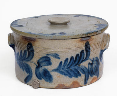 Remmey (Philadelphia) Stoneware Lidded Cake Crock